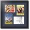 ArtToFrames Collage Photo Picture Frame with 4 - 5x7 inch Openings, Framed in Black with Over 62 Mat Color Options and Plexi Glass (CSM-3926-179)